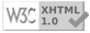 w3c xhtml valid